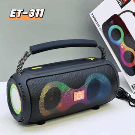 Haut-parleur Sans Fil RGB – Noir – ET-311 Tunisie