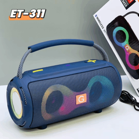 Haut-parleur Sans Fil RGB – Bleu – ET-311 Tunisie