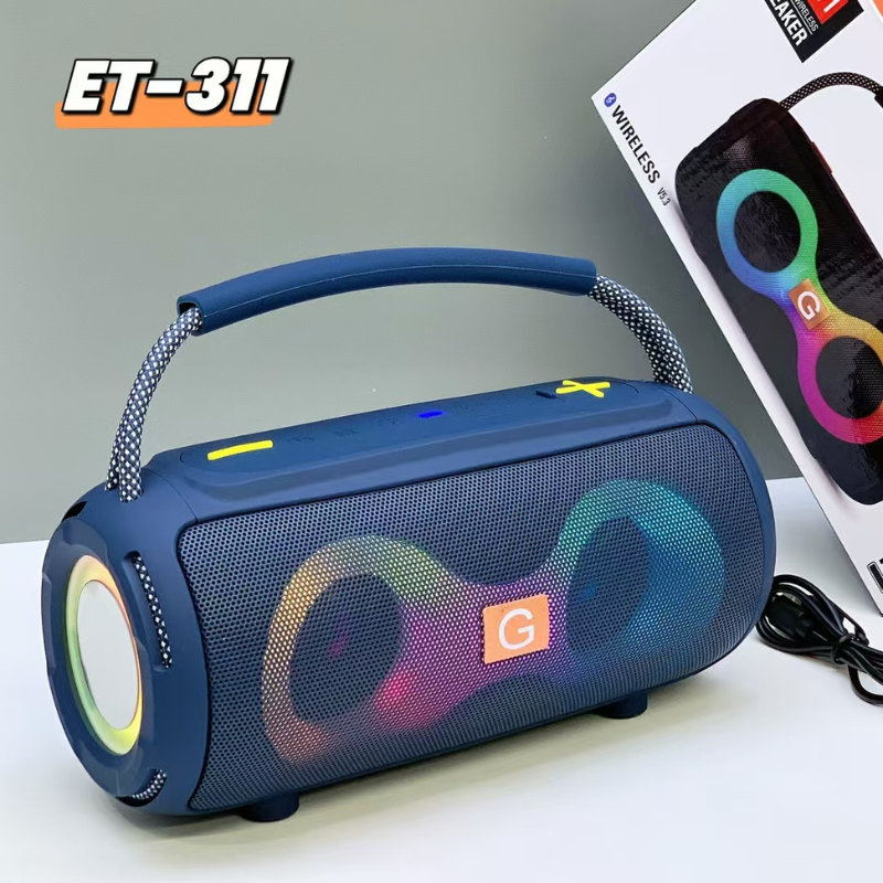 Haut-parleur Sans Fil RGB – Bleu – ET-311