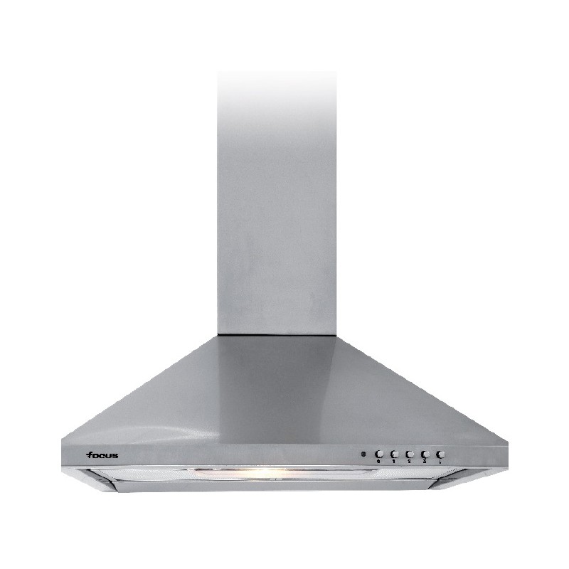 Focus F 605X - Hotte murale pyramidale 60 cm, 600 M³/h, Inox, 3 vitesses, Photo boutique Best Buy Tunisie chez Best Buy Tunisie