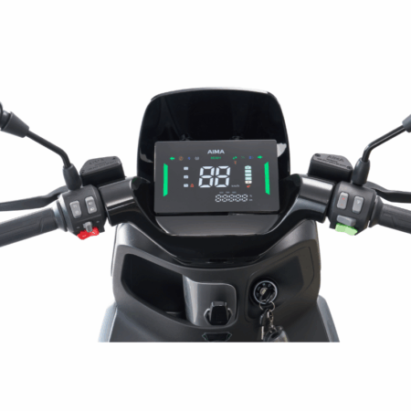 Scooter Électrique Aima A7 Plus Maverick 2000W – Gris Tunisie