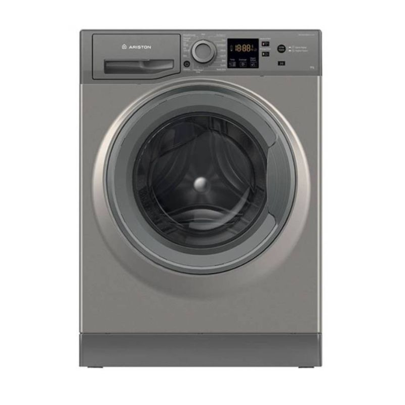 Machine à Laver Frontale Ariston NSWM925CGGMA 9Kg Silver, Photo boutique Best Buy Tunisie chez Best Buy Tunisie