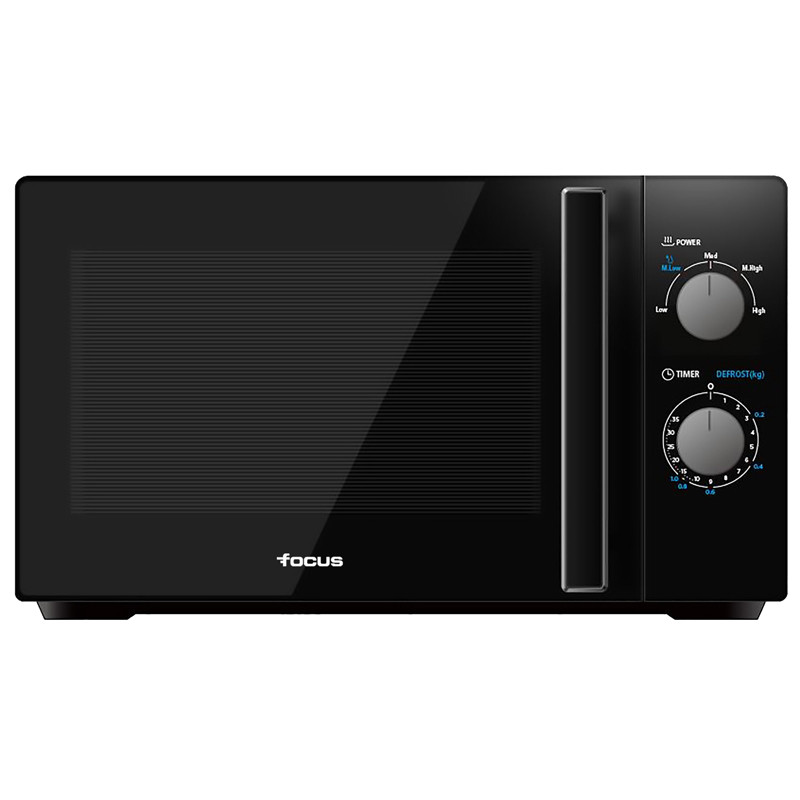 Focus FM 200 - Micro-ondes solo, 20 L, 44 cm, noir, Photo boutique Best Buy Tunisie chez Best Buy Tunisie