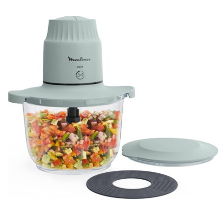 Mini Hachoir Électrique Moulinex Choppeo 500 W 1 L Gris Tunisie