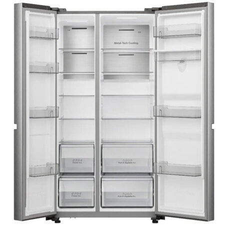 Réfrigérateur Side By Side Hisense RS5P668NMC 637 L NoFrost Inverter Inox Tunisie