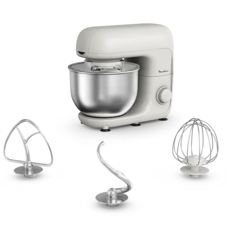 Robot Pâtissier Moulinex Bake Essential QA160110 800 W Blanc - Moulinex