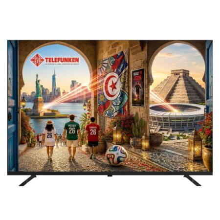 Téléviseur Telefunken 50N1 Led N1 SmartTv Tizen OS 4k UHD Noir Tunisie