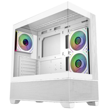Boitier Gamer Cooler Master Elite 690 Bois – Blanc Tunisie