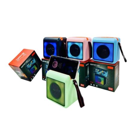 Haut Parleur Sans Fil 8 W Avec Support Téléphone – Vert – T14 Tunisie