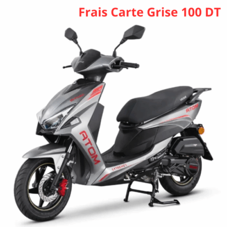Scooter Zimota Atom Vague 124 cc – Gris – ZIMOTA-ATOM-GR Tunisie