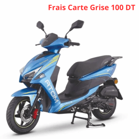 Scooter Zimota Atom Vague 124 cc – Bleu – ZIMOTA-ATOM-BL Tunisie