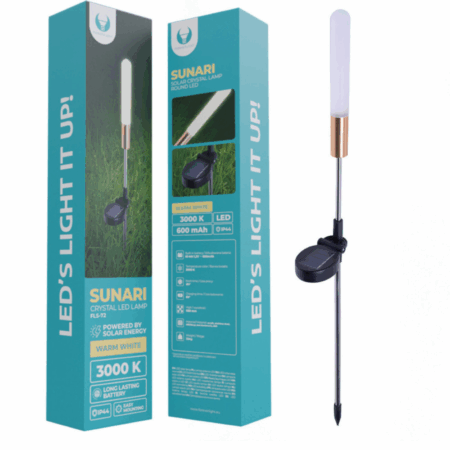 Lampe Solaire LED Forever Light Sunar – Noir- FLS-72 Tunisie