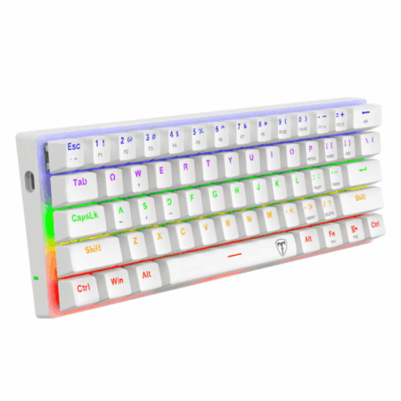 Clavier Gaming Filaire Mécanique T-Dagger Arena RGB – Blanc – T-TGK321 Tunisie