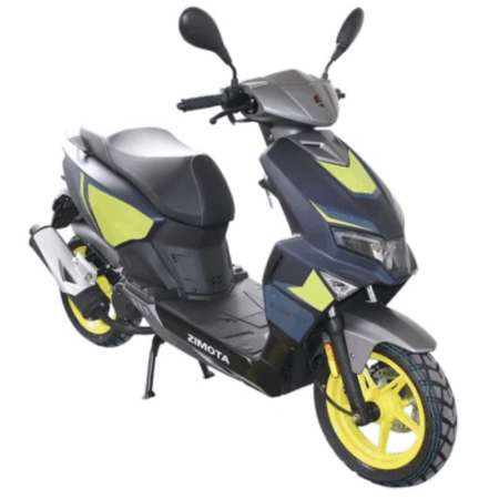 Scooter ZIMOTA Tapo 49 CC – Bleu & Jaune Tunisie