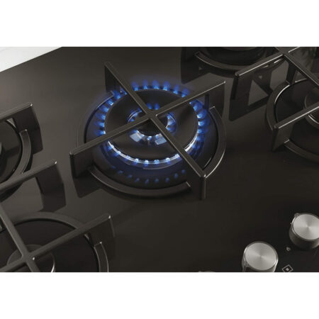 Plaque de Cuisson Candy CVG74WPB 5 Feux 75 cm Noir Tunisie