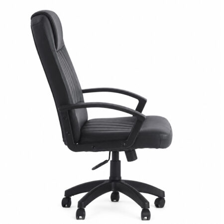 Chaise Directeur New Bomba Avec Accoudoir Base Chrome -Noir Tunisie