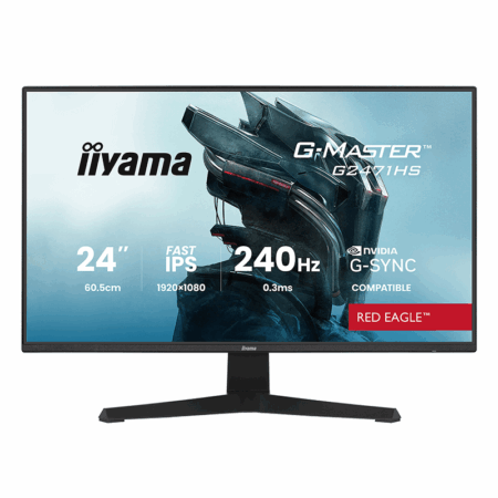 Ecran Gaming iiyama G-master 24&Prime; IPS Full HD 240HZ – G2471HS-B1A Tunisie